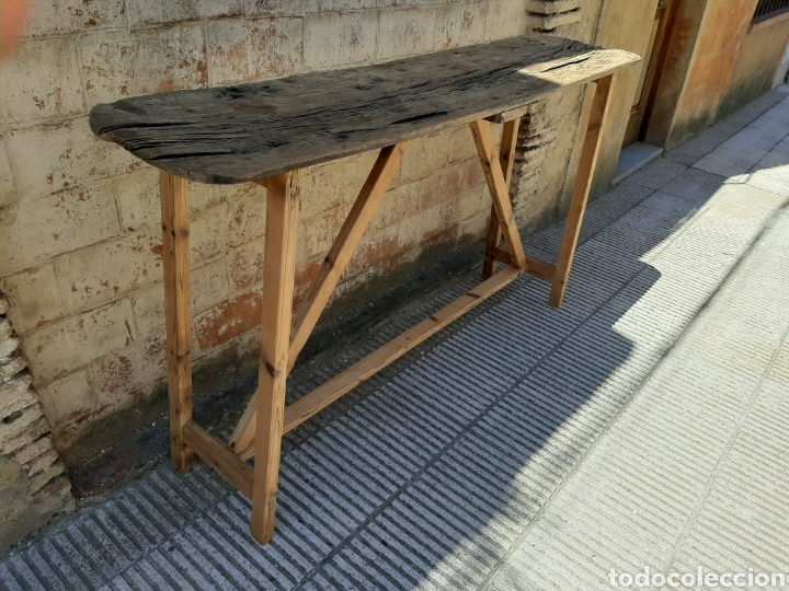 Antig&uuml;edades: Mesa / mesa isla / cons&oacute;la r&uacute;stica antigua - Foto 1