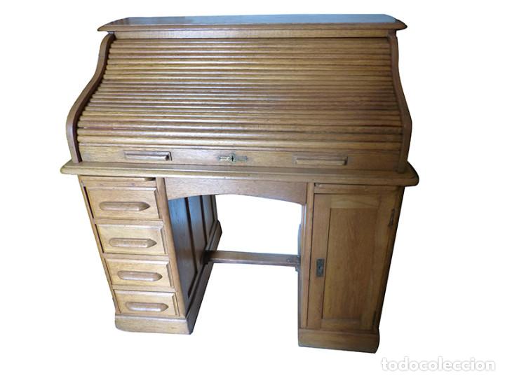 Antig&uuml;edades: Bureau con persiana de los a&ntilde;os 30 - Foto 2