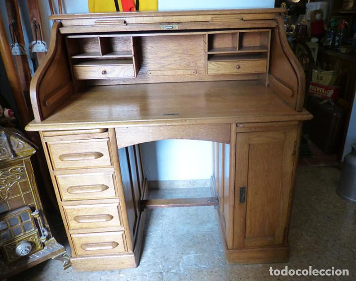 Antig&uuml;edades: Bureau con persiana de los a&ntilde;os 30 - Foto 4
