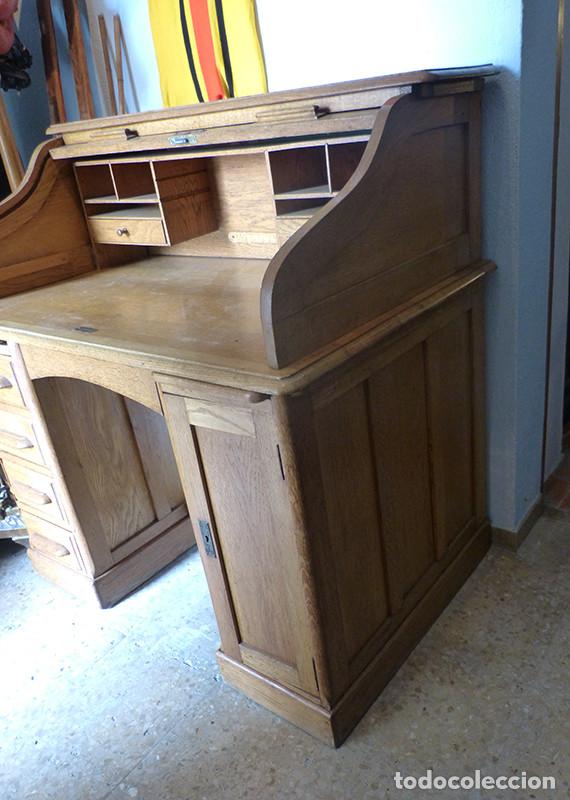 Antig&uuml;edades: Bureau con persiana de los a&ntilde;os 30 - Foto 8