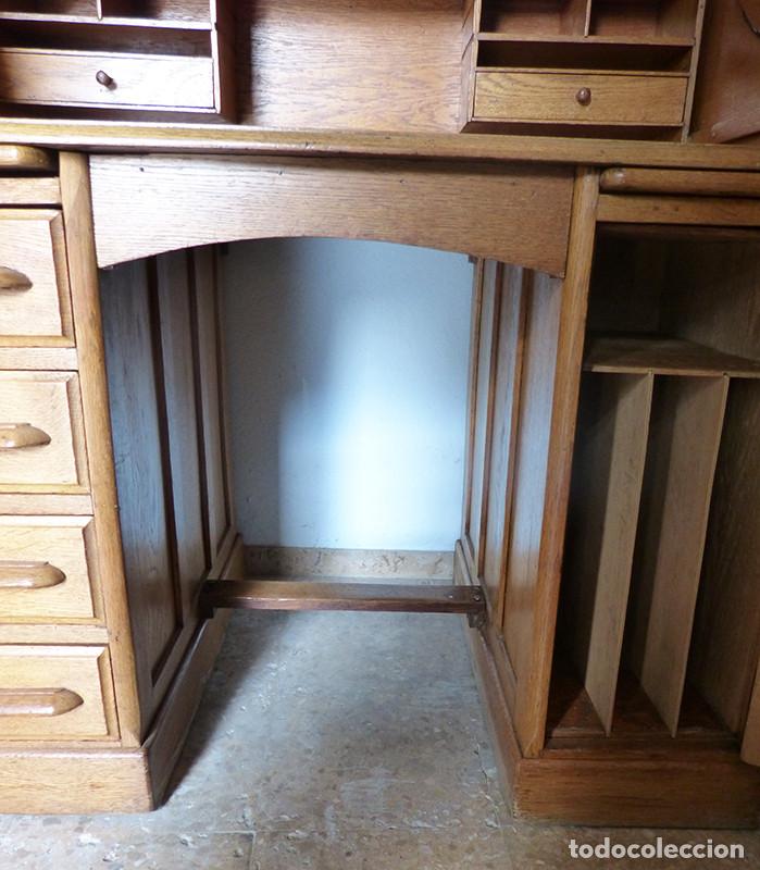Antig&uuml;edades: Bureau con persiana de los a&ntilde;os 30 - Foto 9