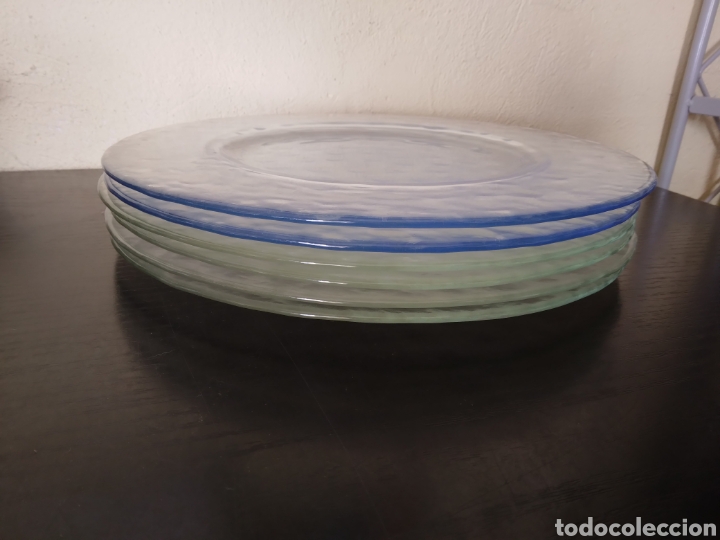 Antig&uuml;edades: Conjunto de platos transparentes - Foto 2