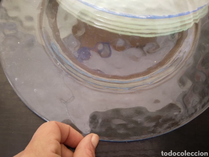 Antig&uuml;edades: Conjunto de platos transparentes - Foto 4