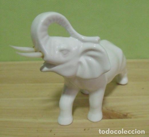 Antiquit&eacute;s: Figura Elefante Porcelana Pereiras - Portugal
