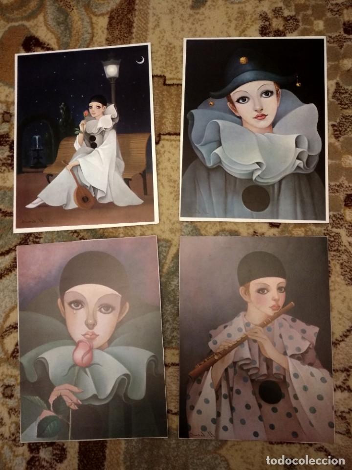 Antig&uuml;edades: L&aacute;minas Arlequines - Foto 1