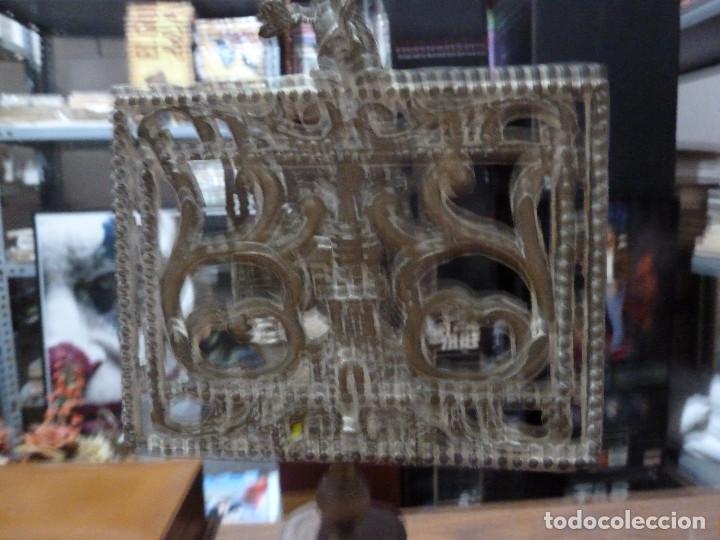Antig&uuml;edades: LAMPARA DE ACEITE POSIBLEMENTE DE BRONCE - Foto 3