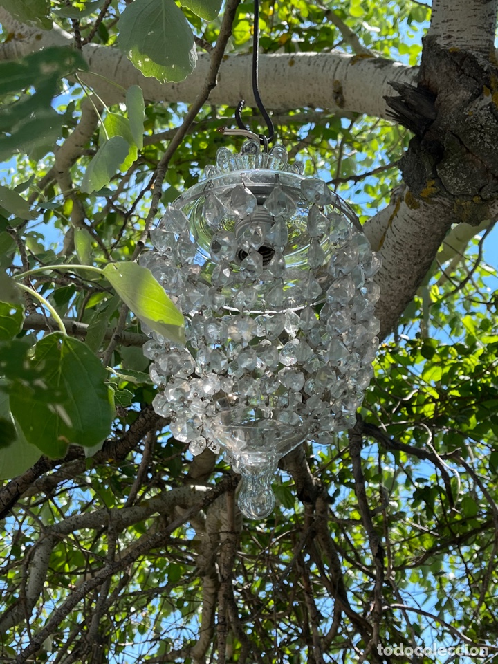 Antig&uuml;edades: Globos o faroles de cristal antiguos. - Foto 8