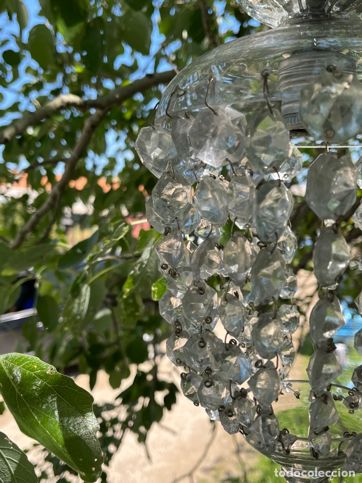 Antig&uuml;edades: Globos o faroles de cristal antiguos. - Foto 14