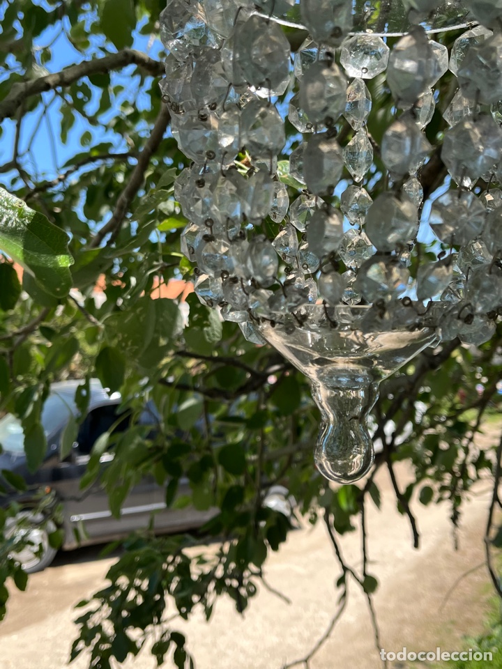 Antig&uuml;edades: Globos o faroles de cristal antiguos. - Foto 15