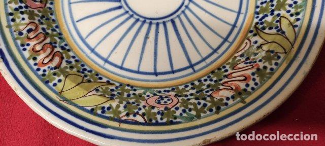 Antig&uuml;edades: ANTIGUO PLATO DE MANISES 30.5CM - Foto 4