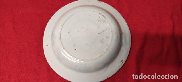 Antig&uuml;edades: ANTIGUO PLATO DE MANISES 30.5CM - Foto 5