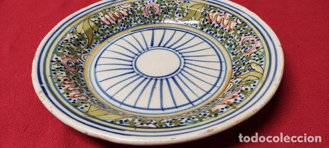 Antig&uuml;edades: ANTIGUO PLATO DE MANISES 30.5CM - Foto 6