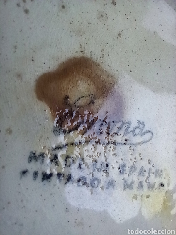 Antig&uuml;edades: JARRON PINTADO A MANO ENMA - Foto 6