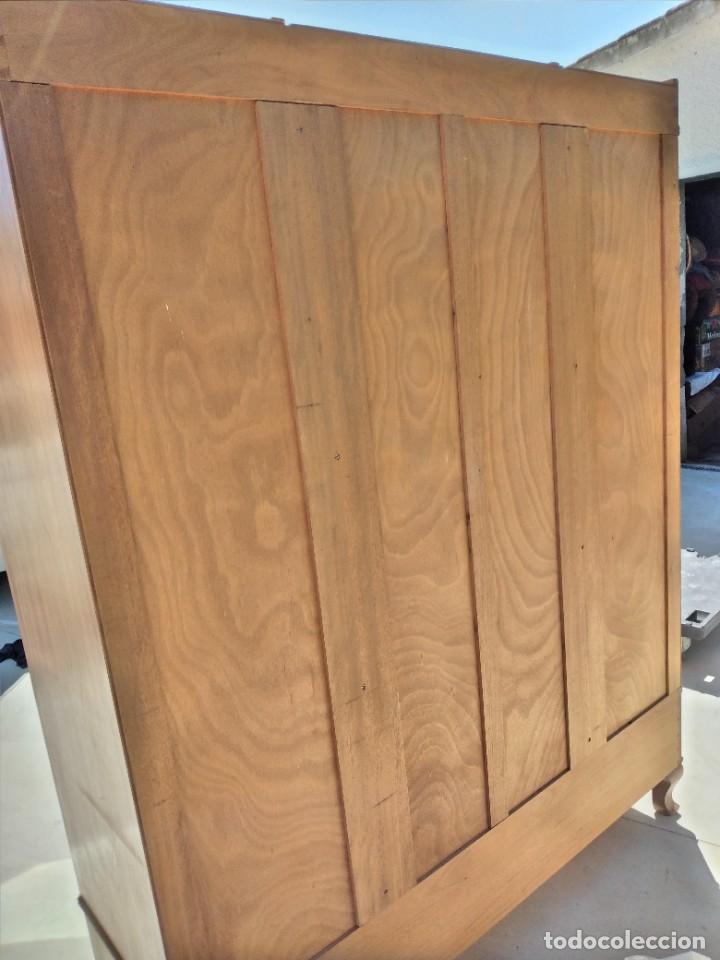 bonito armario ropero de madera de roble natura - Compra venta en  todocoleccion