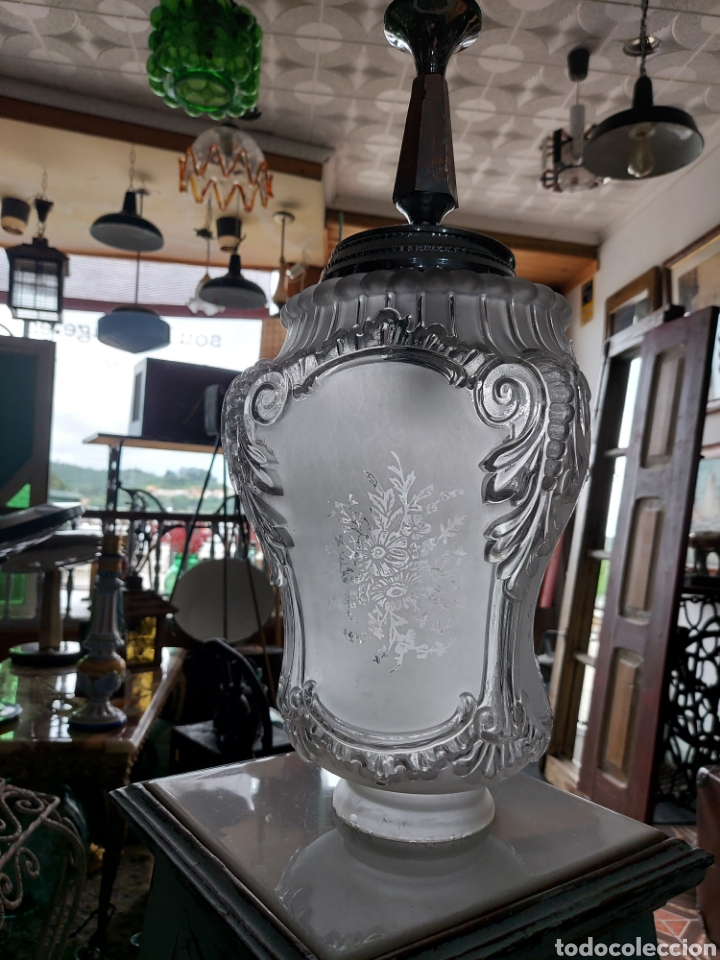 Antig&uuml;edades: L&aacute;mpara de techo modernista - Foto 1