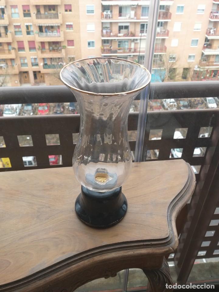 Antig&uuml;edades: antiguo jarron cristal de joyer&iacute;a - Foto 1