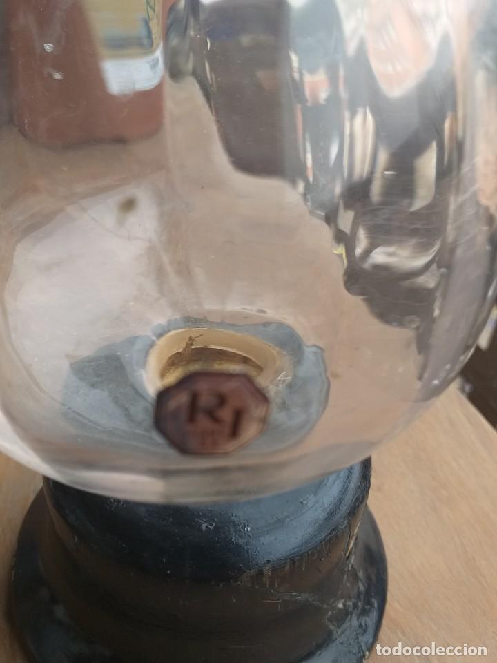 Antig&uuml;edades: antiguo jarron cristal de joyer&iacute;a - Foto 5