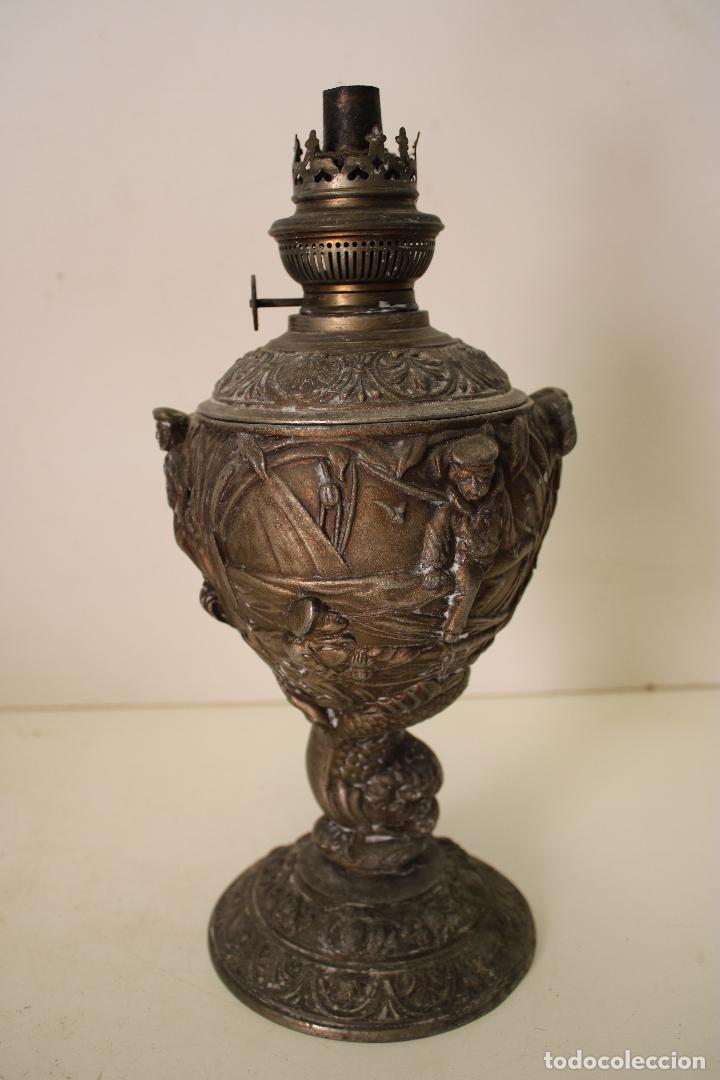 Antig&uuml;edades: antiguo quinque de calamina cosmos brenner - Foto 1