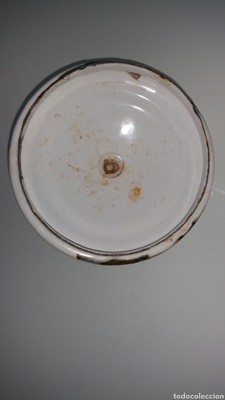 Antig&uuml;edades: Peque&ntilde;a olla o cazuela esmaltada. - Foto 7