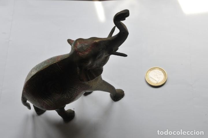 Antig&uuml;edades: elefante de bronce - Foto 5