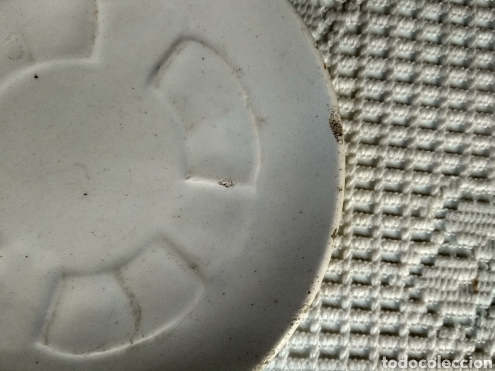 Antig&uuml;edades: PLATO DE CAF&Eacute; CER&Aacute;MICA POPULAR - Foto 2