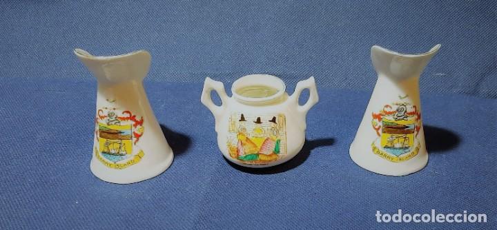Antig&uuml;edades: 3 miniaturas de porcelana - Foto 1