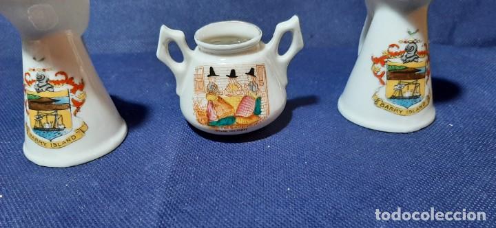 Antig&uuml;edades: 3 miniaturas de porcelana - Foto 4