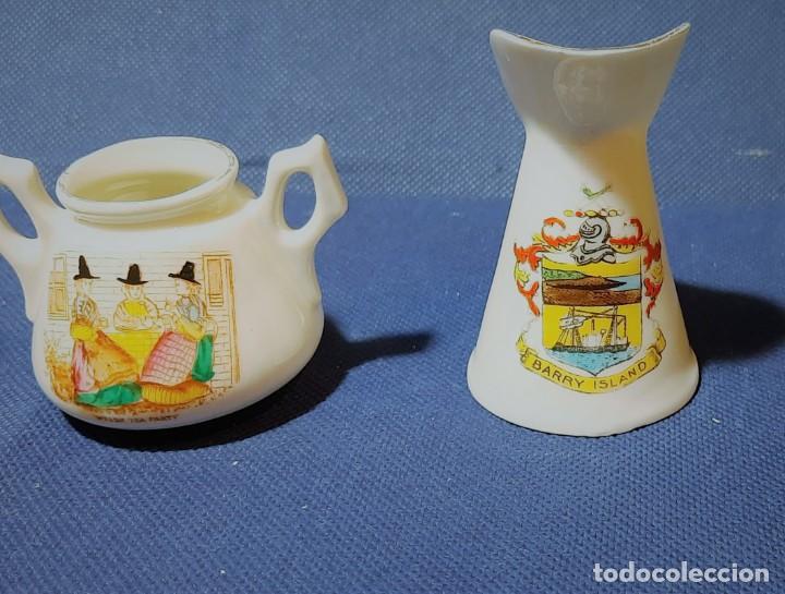 Antig&uuml;edades: 3 miniaturas de porcelana - Foto 5