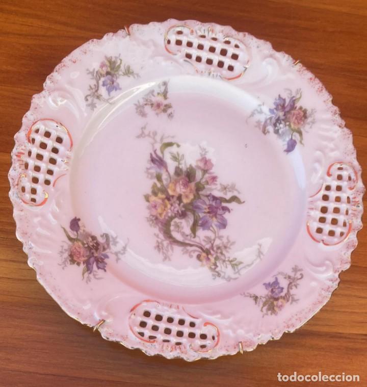 Antig&uuml;edades: PLATO ANTIGUO DECORADO DE 21 CMS. DE DIAMETRO - Foto 1