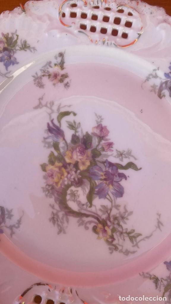 Antig&uuml;edades: PLATO ANTIGUO DECORADO DE 21 CMS. DE DIAMETRO - Foto 2