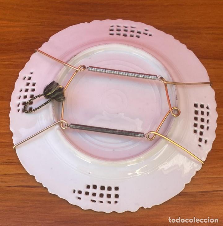 Antig&uuml;edades: PLATO ANTIGUO DECORADO DE 21 CMS. DE DIAMETRO - Foto 3
