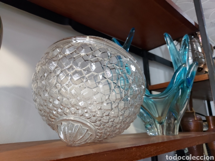 Antig&uuml;edades: Tulipa de cristal a&ntilde;os 50 - Foto 6