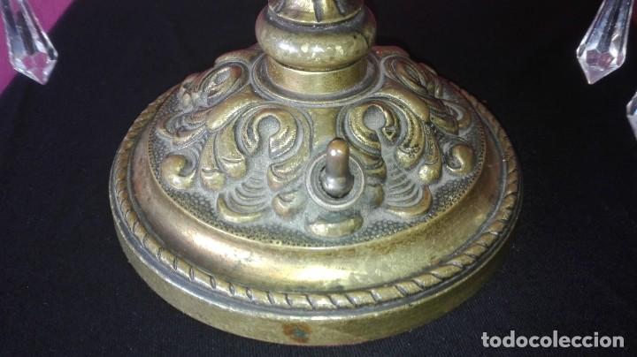 Antig&uuml;edades: CANDELABROS DE BRONCE CON LAGRIMAS - Foto 6