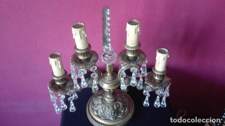 Antig&uuml;edades: CANDELABROS DE BRONCE CON LAGRIMAS - Foto 10