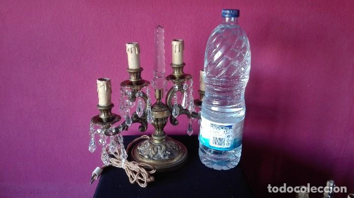 Antig&uuml;edades: CANDELABROS DE BRONCE CON LAGRIMAS - Foto 14