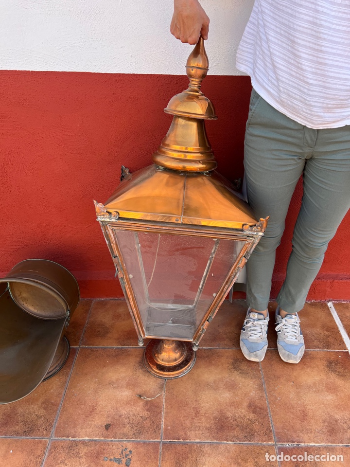 Antig&uuml;edades: L&aacute;mparas COBRE antiguas - Foto 1