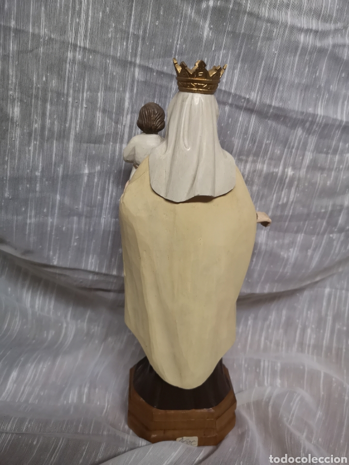 Antig&uuml;edades: Talla Virgen del Carmen - Foto 3