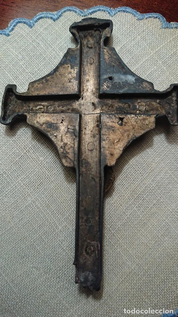 Antig&uuml;edades: ANTIGUA CRUZ DE METAL - Foto 7
