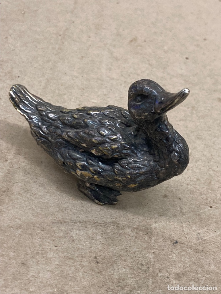 Antig&uuml;edades: Figura de bronce plateado - Foto 1
