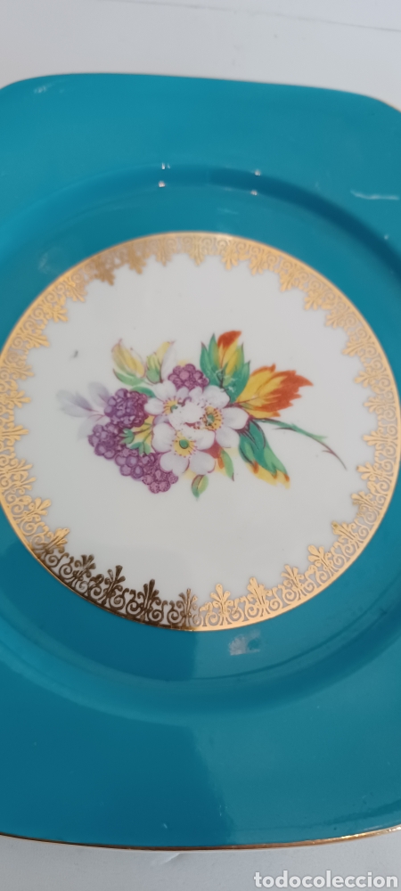 Antig&uuml;edades: Plato postre Windsor bone china - Foto 4