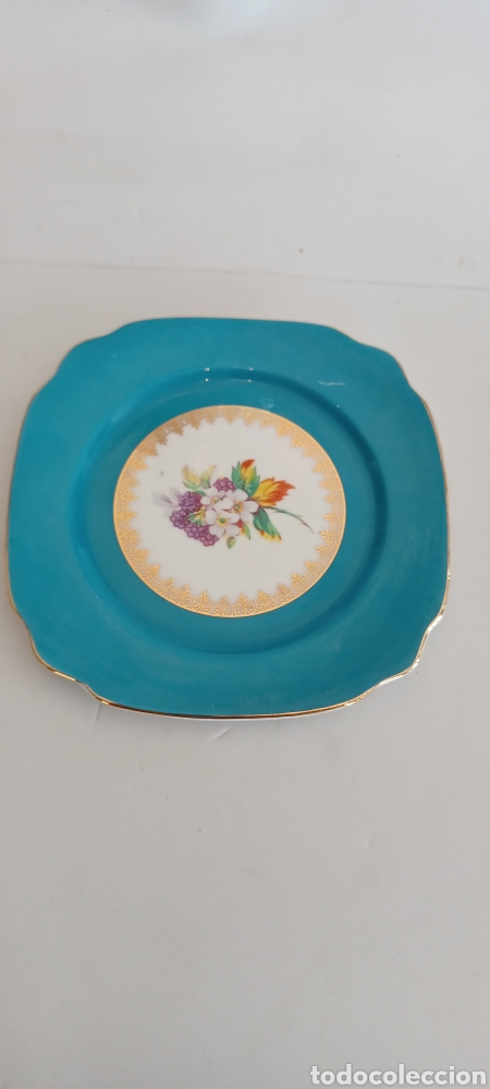 Antig&uuml;edades: Plato postre Windsor bone china - Foto 1