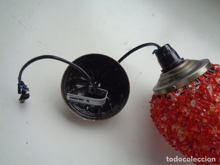 Antig&uuml;edades: PEQUE&Ntilde;A LAMPARA DE CRISTALITOS - Foto 3
