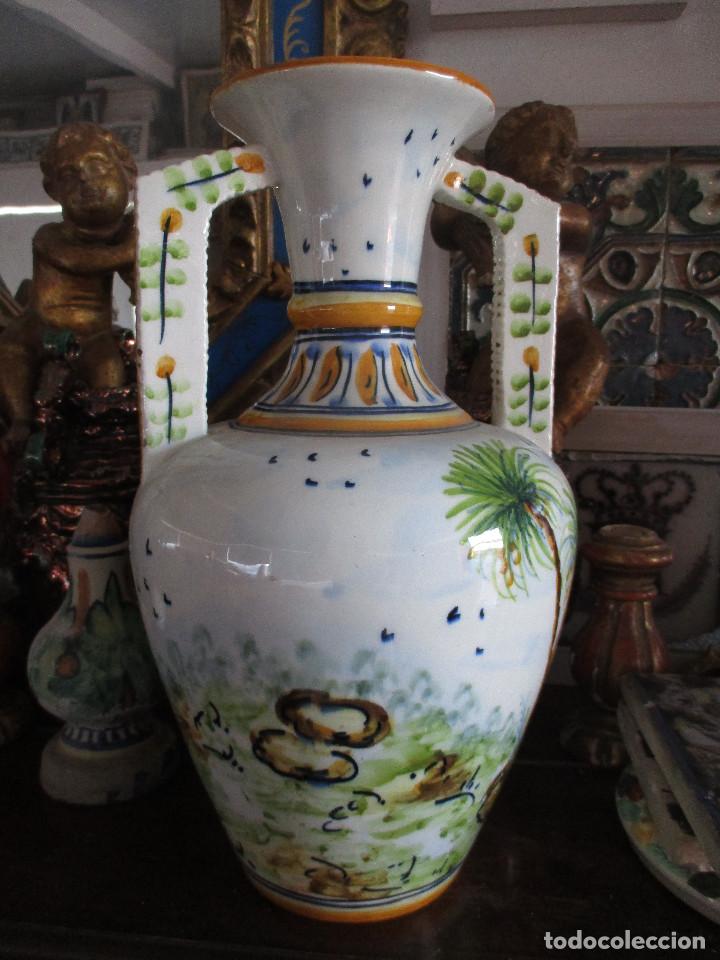 Antig&uuml;edades: Jarron antiguo Talavera - Foto 1