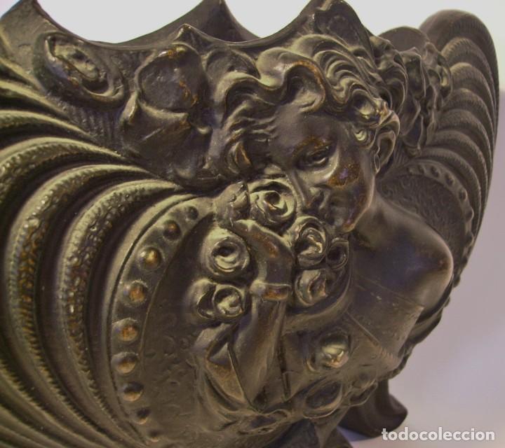 Antig&uuml;edades: SOBERBIO CENTRO DE MESA MODERNISTA XIX - Foto 4