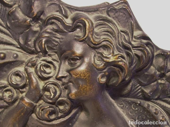 Antig&uuml;edades: SOBERBIO CENTRO DE MESA MODERNISTA XIX - Foto 7
