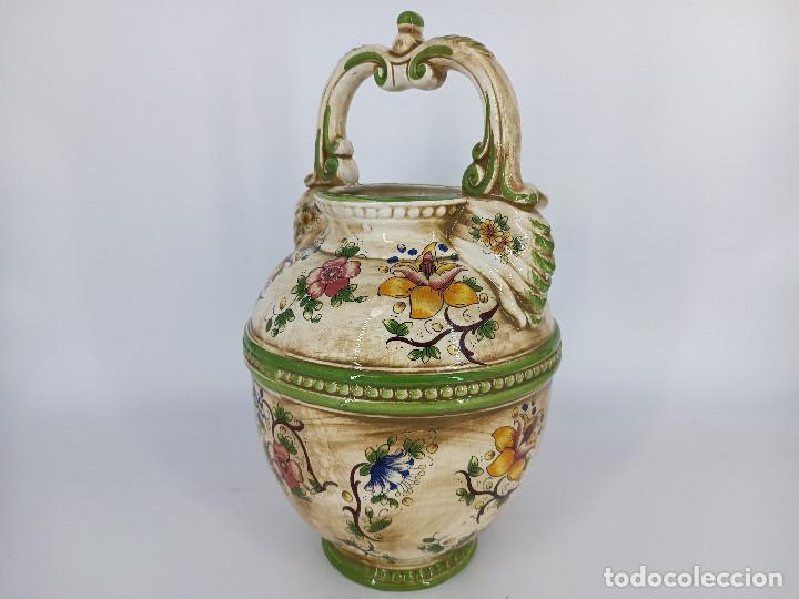 Antig&uuml;edades: Antiguo jarr&oacute;n de cermica capodimonte - Foto 4