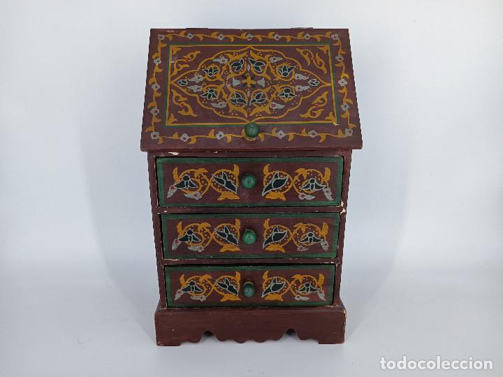 Antig&uuml;edades: Joyero bureau estilo georgiano - Foto 1