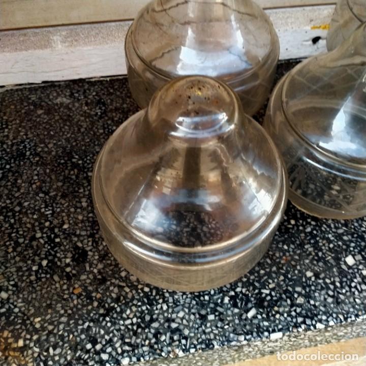 Antig&uuml;edades: 5 CINCO TULIPAS GRUESAS - Foto 3