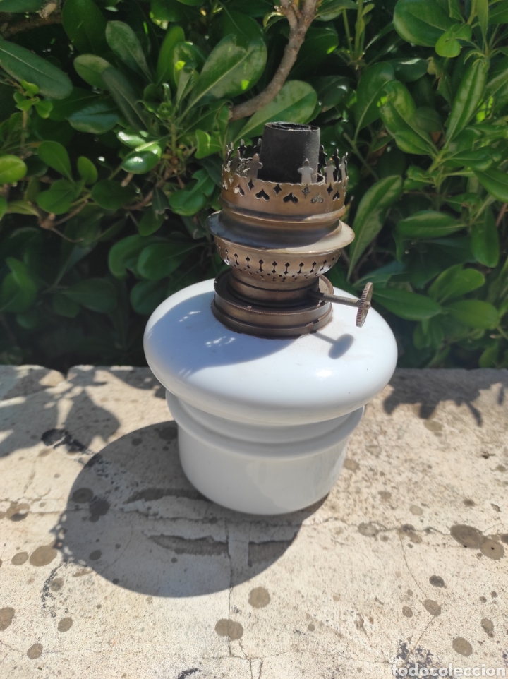 Antig&uuml;edades: Antigua L&aacute;mpara - Quinqu&eacute; Kosmos - - Foto 3