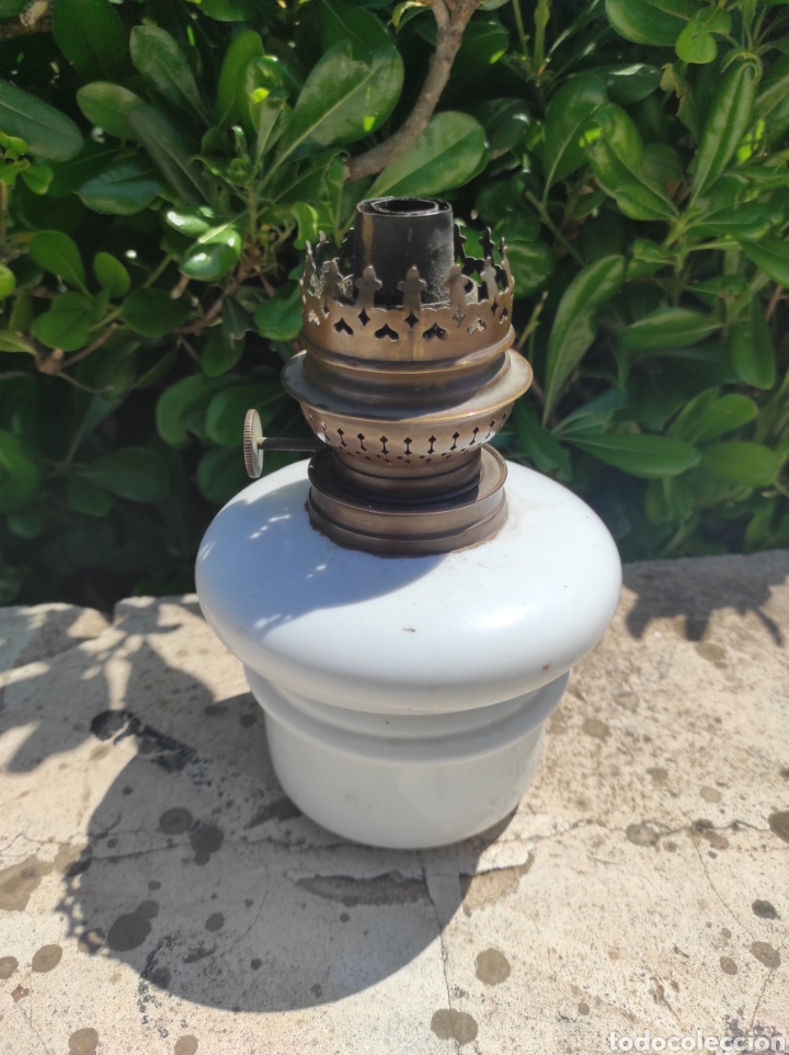 Antig&uuml;edades: Antigua L&aacute;mpara - Quinqu&eacute; Kosmos - - Foto 4